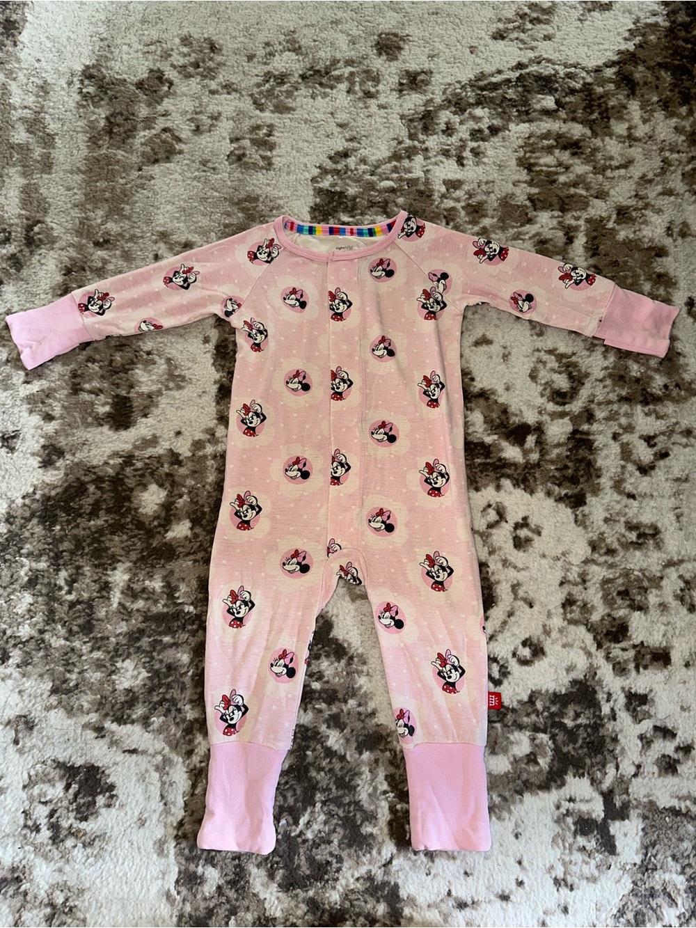 Magnetic Me Pink Minnie Mouse Footed One-Piece Pajama